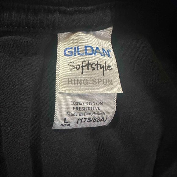 Maroon 5 2015 World Tour Adam Levine Men's Black T Shirt Size Large Gildan - Picture 3 of 3